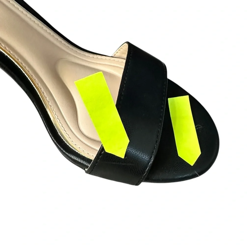 KELLY & KATIE Women’s‎ Black ‘Hailee’ Block Heel Sandals Ankle Strap Size 7